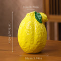 Orange Lemon Vase Fruit Shaped Desktop Decorations Ceramic Vase Flower Arrangement Hydroponic Plants Flower Pot Ornament Crafts