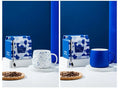 500ml Creative design Splash ink Blue Ceramic Mug Coffee Cup Couple water cup Breakfast Oatmeal Cups Festival Gift Porcelain Mug