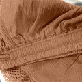 Women Lace Up Shorts Summer Casual Elastic Waist Wide Leg Sweat Fitness Running Short 2024 High Quality Thick Fabric Mini Shorts