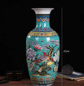 Jingdezhen Floor-standing Ceramic Large Flower Vase for Floral Arrangement Simple European-style Living Room Modern Home Decor C