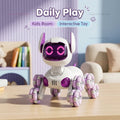 2026 RC Robot Dog Stunt Electronic Voice Command Touch Sensing Music Toy for Kids Boys Girls Children Gift Interactive Pet Robot