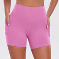 1PCS Women Shorts with Pockets Tummy Control Butt Lifting Cycling Tights Stretchy Slim Sports Shorts Summer Casual Wear