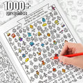 32 Pages Search and Find Activity Book | Look and Color Find Book for Kids | Educational Puzzle Book