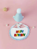 Cat Dog Birthday Bib and Party Hat Teddy Saliva Towel Mini Doggy Bandana Scarf Pet Birthday Dress Up Supplies