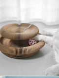 Magic Organ Cat Scratcher Round Corrugated Scratch Board Grinding Claw Toy Scratching Post for Cats Kitten Accessories With Ball
