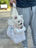 Puppy Dog Cat Bag Portable Pet Carrier Bag Breathable One-shoulder Bag Handbag Summer Travel Dog Outdoor Transport Basket Poodle