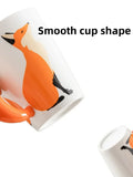 360ML 3D Fox Ceramic Cups Cartoon Animal Pattern Coffee Mugs Afternoon Tea Anti-scalding Milk Mug Home Office Kid Gifts Cup