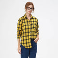 Fresh Flannel Plaid Shirt Women 2026 New Female Blouses and Tops Cotton Loose Long Sleeve Casual Shirts Fine Women's Clothes