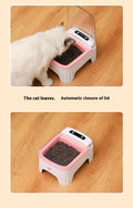 2025 Smart Pet Feeder Automatic Induction Moisture Proof Cat Dog Food Dispenser Easy to Clean Durable for African European Ma...