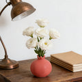 Creative Ceramic Vase Pomegranate Shaped Vase Home Office Table Decoration Crafts for Grow Plant Insert Artificial Flower Holder
