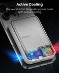 SHARGE ICEMAG2 Qi2 Magnetic Wireless Charging Battery Fast Charge 10000mAh Power Bank Magnetic Battery Pack for iPhone 17 Pro/16