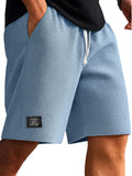 Men's Jacquard Casual Shorts Summer Harajuku Solid Sweatpants Fashion Men Short Pants Retro Men Clothes Roupas Streetwear New