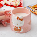 Hello Kitty Ceramic Mugs Sanrio Cinnamoroll My Melody Ceramic Coffee Cup Cartoon Breakfast Milk Water Cup Couple Drinkware Gift