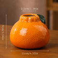 Orange Lemon Vase Fruit Shaped Desktop Decorations Ceramic Vase Flower Arrangement Hydroponic Plants Flower Pot Ornament Crafts
