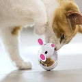 Slow Feeder Cat Toy Mouse Tumbler Treat Dispenser for Cats Small Dogs Interactive Pet Puzzle Toy Leak Food Ball IQ Training