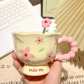 High-value birthday gifts for girls, tulip ceramic cups, gift boxes, flower mugs