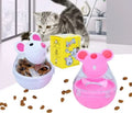 Slow Feeder Cat Toy Mouse Tumbler Treat Dispenser for Cats Small Dogs Interactive Pet Puzzle Toy Leak Food Ball IQ Training