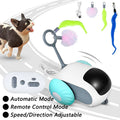 Self-Moving Automatic Cat Teaser Ball with Faux Tail Rechargeable Smart Sensor Cat Toy for Indoor Cats Cat Toys Interactive