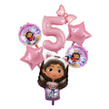 Gabby Dollhouse Birthday Party Supplies Plates Cups Tablecloth Napkins Gabby Cat Birthday Decoration Supply Kit Kids Party Favor
