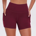 1PCS Women Shorts with Pockets Tummy Control Butt Lifting Cycling Tights Stretchy Slim Sports Shorts Summer Casual Wear