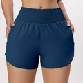 Women's Quick Dry Shorts Lining with Zip Pocket High Waisted Comfortable Shorts Sportswear