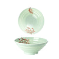 Multifunctional American Style Ceramic Flower Plate Light Luxury Modern Dining Plates Household Soup Bowls Kitchen
