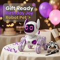 2026 RC Robot Dog Stunt Electronic Voice Command Touch Sensing Music Toy for Kids Boys Girls Children Gift Interactive Pet Robot