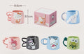 Hello Kitty Ceramic Mugs Sanrio Cinnamoroll My Melody Ceramic Coffee Cup Cartoon Breakfast Milk Water Cup Couple Drinkware Gift