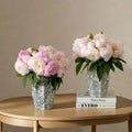1PCS  Hand-Painted Blue and White Porcelain Vase Elegant Home Decor for Living Room Entryway Desktop Flower Arrangement Display