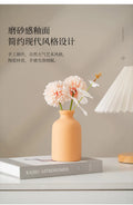 Ceramic Vase White Flower Pot Nordic Decorative Vase Dry Flower Vases for Home Living Room Desktop Decor ваза для цветов