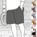 2025 New Summer New Men's Cotton Linen Breathable Shorts Hawaii Beach Pants Male Solid Color Trousers Loose Versatile Streetwear
