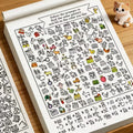 32 Pages Search and Find Activity Book | Look and Color Find Book for Kids | Educational Puzzle Book