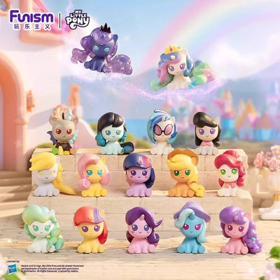 My Little Pony Magic Bottle Blind Box Set - Mini Bean Toys Featuring Applejack And Pinkie Pie for Birthday Gifts And Desk Decor