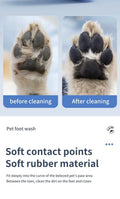 Automatic Portable Electric Pet Foot Washing Machine Quick Paw Cleaner Waterproof Low Noise Cup for Pets