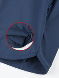 CHRLEISURE Women's Running Shorts with Zipper Pockets Quick-Dry Gym Shorts with Liner Elastic Waist Band Athletic Shorts