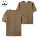 20 Colors Solid Color Summer Soft 100% Cotton Womens T-Shirts Y2K Loose Clothes Fashion Tee Tops Street Multicolor Short Sleeve