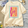 Sardines Graphic T-Shirt Retro Foodie Tee Tinned Fish Print T Shirt Coastal Summer Tee Fisherman Aesthetic Tee Woman Clothing