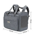 Truelove Waterproof Pet Carrier Bag for Small Dogs Cats High-Grade Polyester,Eco-Friendly & Airline Approved Design TLX2971
