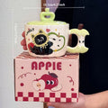 Ceramic Mug High-looking Cute High-temperature Resistant Student Dormitory Office Portable Water Cup