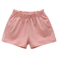 Shorts for Girls Summer Kids Children Cotton Pants Blank Solid Baby Casual Young Girl’s Clothing Plain Trousers 1-10 Years