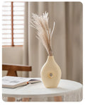 Ceramic Vase White Flower Pot Nordic Decorative Vase Dry Flower Vases for Home Living Room Desktop Decor ваза для цветов