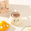 Mushroom Ceramic Mug with Lid Creative Couple's Cup Latte Mug Milk Cup Oat Cup Breakfast Cups Home Drinking Cups Tea Cups