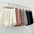 1pcs Summer Womens Casual Solid Shorts Girls Gym Workout Short Pants Ladies High Waisted Yoga Running Short Student Loose Shorts