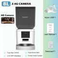 Furpipi Automatic Cat Feeder With 1080p Camera WiFi 8L Easy-clean Smartlife Tuya APP Remote Control Pet Dog Cat Kibble Dispenser