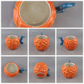 Flame Fruit Ceramic Mug Burning Fruit Design Coffee Cup Creative Anime Style Drinkware for Home Office Daily Use
