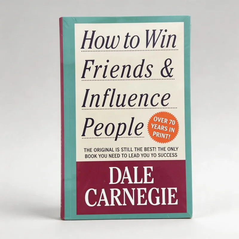 How To Win Friends Influence People By Dale Carnegie Interpersonal Communication Skills Self improvement Reading Book Fo Adult