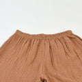 New Summer Children's Pure Cotton Shorts Fashion Solid Color Beach Shorts Kid's Casual Outing Shorts Age 2-10