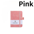 1pc A7 Pocket Notebook Journals, Small Notepad Notebooks For Note Taking.A7 Mini Note Pads With Pen Holder. 200 Pages notebooks