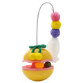 Roly-Poly Toy Tumbler Cat Toys Catnip Feather Teaser Wand Rotating Turntable Interactive Kitten Chew Toy Pet Supplies