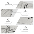 Men's new breathable mesh quick-drying sports shorts with a drawstring waistband, suitable for casual and fashionable sports wea